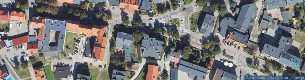 Zdjęcie satelitarne Dworcowa ul.