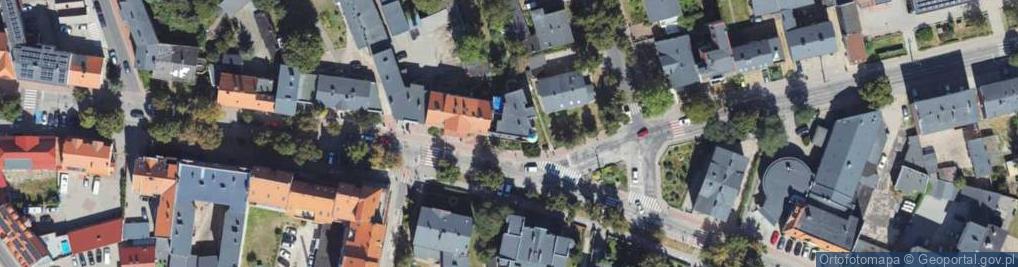 Zdjęcie satelitarne Dworcowa ul.