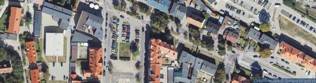 Zdjęcie satelitarne Dworcowa ul.