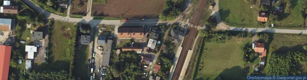 Zdjęcie satelitarne Dworcowa ul.