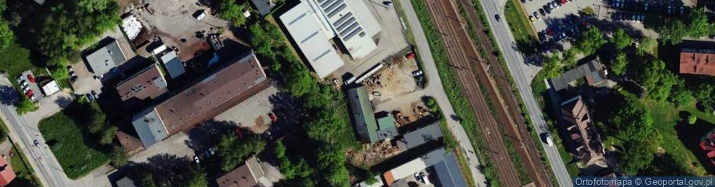 Zdjęcie satelitarne Dworcowa ul.