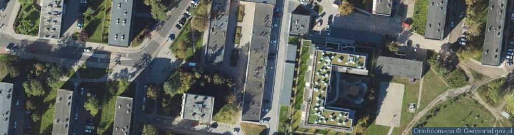 Zdjęcie satelitarne Dworska ul.
