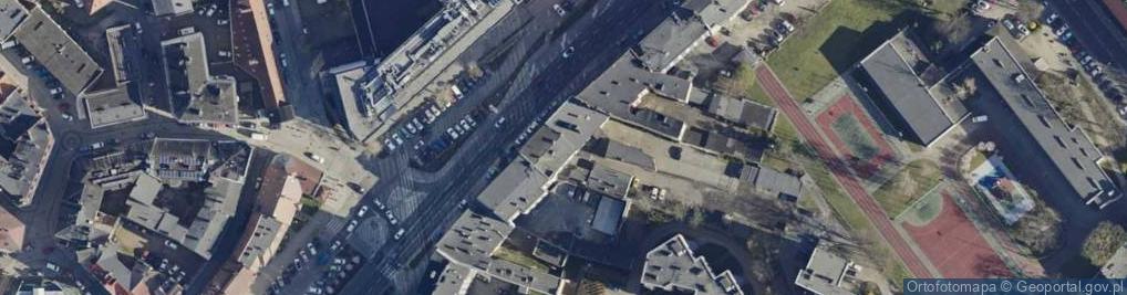 Zdjęcie satelitarne Dworcowa ul.