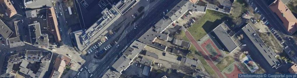 Zdjęcie satelitarne Dworcowa ul.