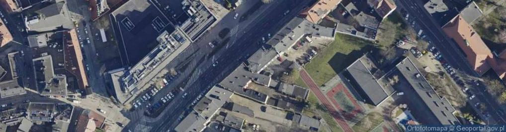 Zdjęcie satelitarne Dworcowa ul.