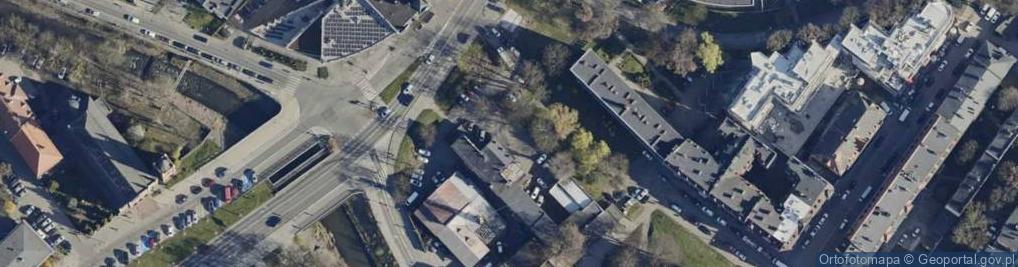Zdjęcie satelitarne Dworcowa ul.