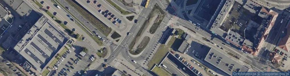 Zdjęcie satelitarne Dworcowa ul.