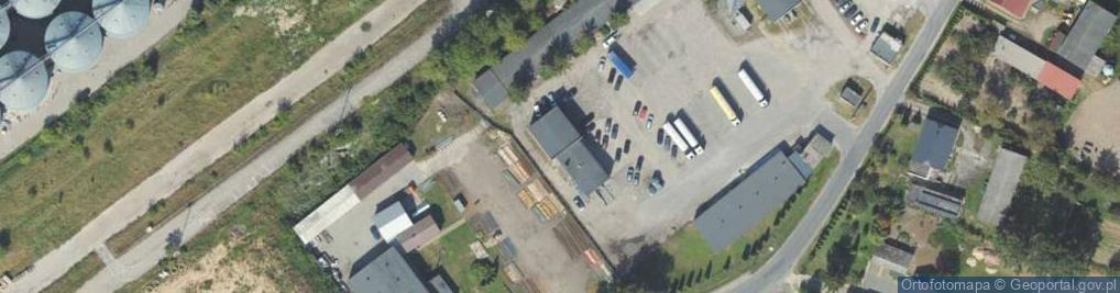 Zdjęcie satelitarne Dworcowa ul.