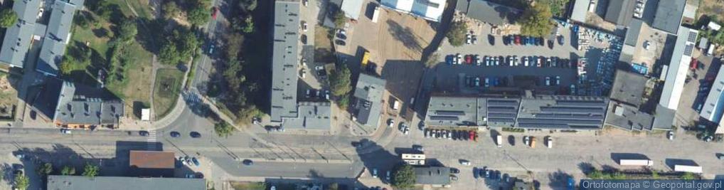 Zdjęcie satelitarne Dworcowa ul.