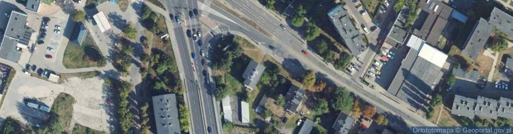 Zdjęcie satelitarne Dworcowa ul.