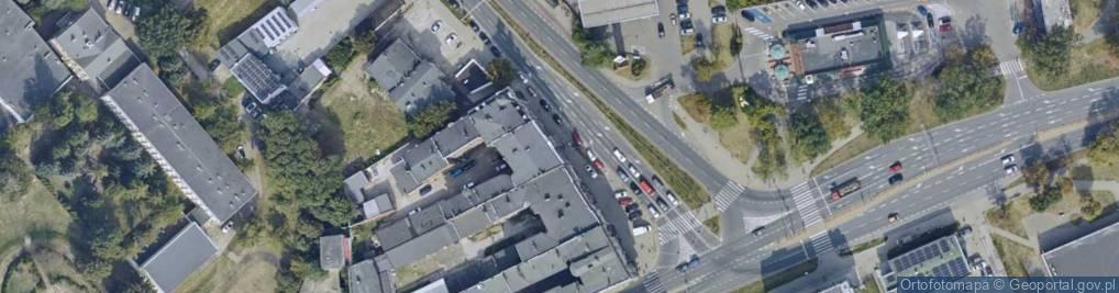Zdjęcie satelitarne Dworcowa ul.