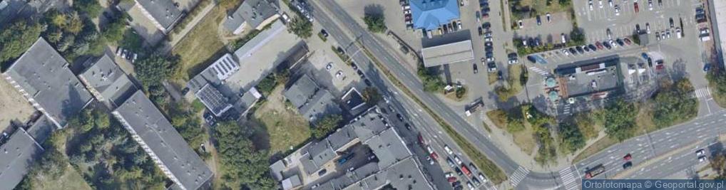 Zdjęcie satelitarne Dworcowa ul.