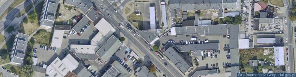 Zdjęcie satelitarne Dworcowa ul.