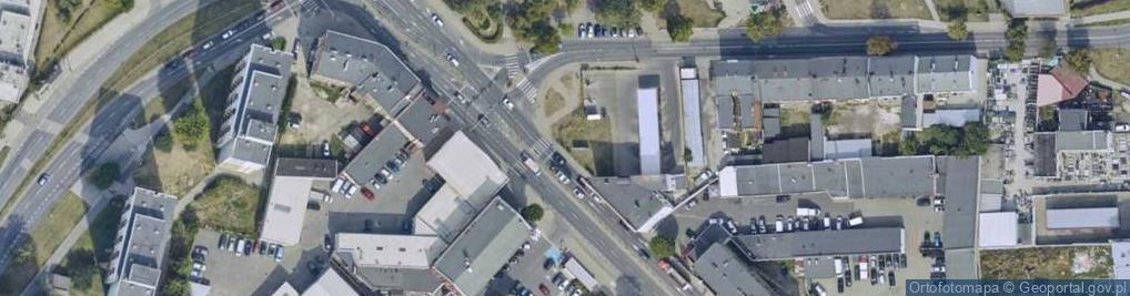 Zdjęcie satelitarne Dworcowa ul.