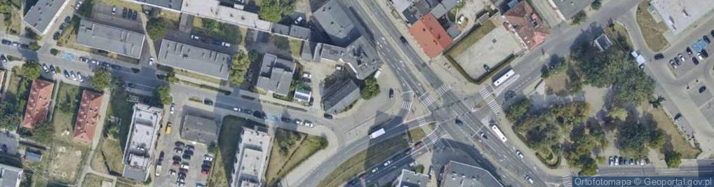 Zdjęcie satelitarne Dworcowa ul.