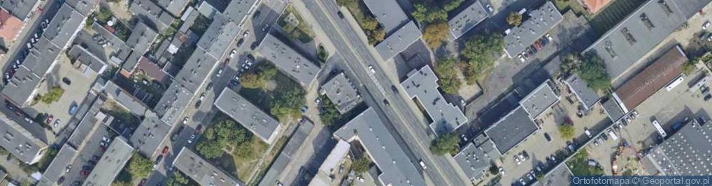 Zdjęcie satelitarne Dworcowa ul.