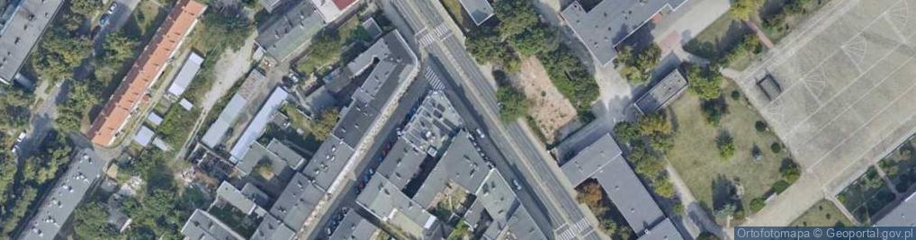 Zdjęcie satelitarne Dworcowa ul.