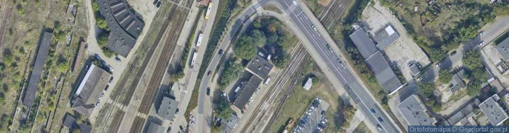 Zdjęcie satelitarne Dworcowa ul.