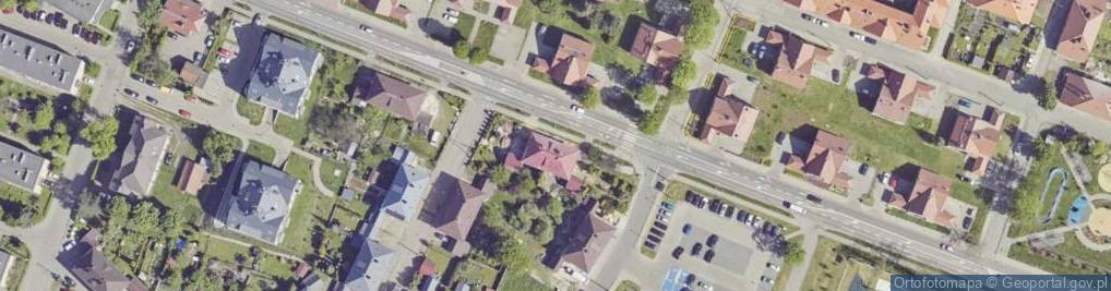 Zdjęcie satelitarne Dworcowa ul.