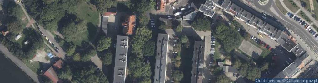 Zdjęcie satelitarne Dworcowa ul.