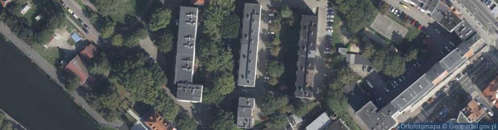 Zdjęcie satelitarne Dworcowa ul.