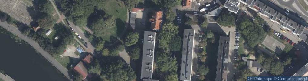 Zdjęcie satelitarne Dworcowa ul.