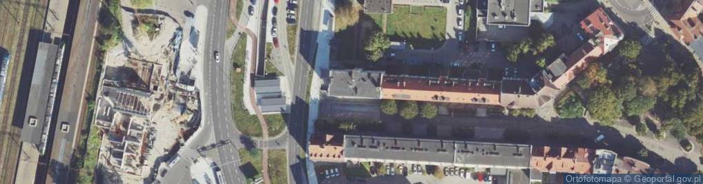 Zdjęcie satelitarne Dworcowa ul.