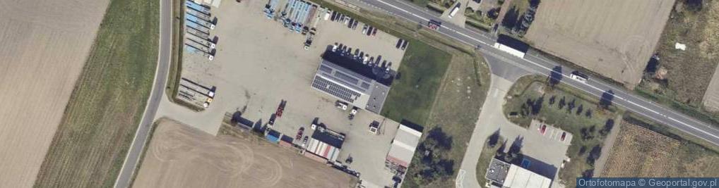 Zdjęcie satelitarne Dworcowa ul.