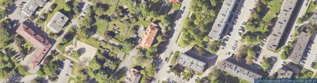 Zdjęcie satelitarne Dworcowa ul.