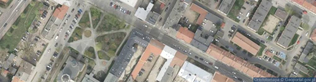 Zdjęcie satelitarne Dworna ul.