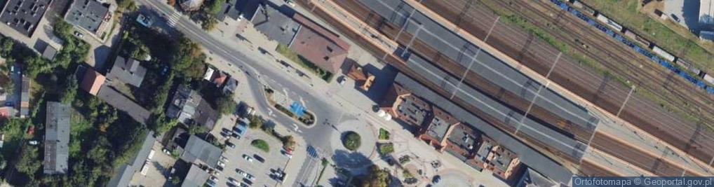 Zdjęcie satelitarne Dworcowa ul.