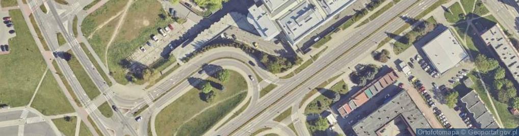 Zdjęcie satelitarne Dworcowa ul.