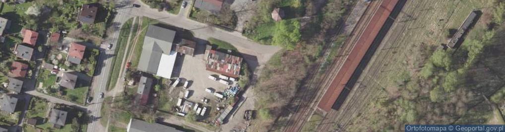 Zdjęcie satelitarne Dworcowa ul.