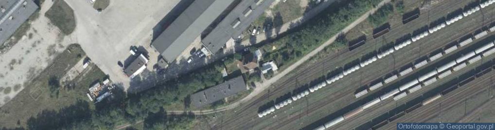 Zdjęcie satelitarne Dworzec Towarowy ul.