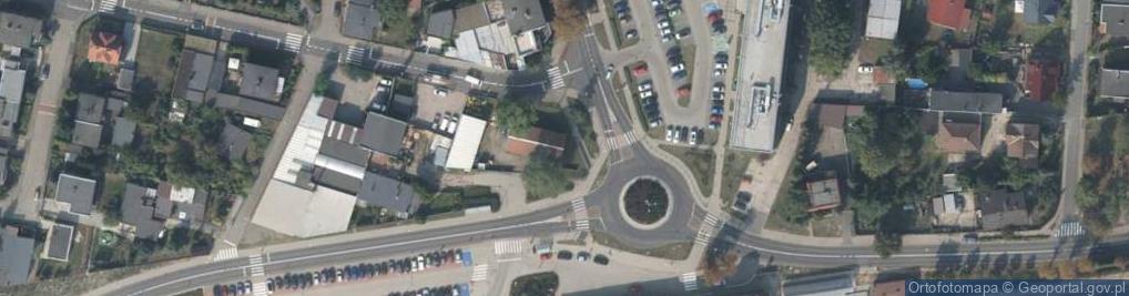 Zdjęcie satelitarne Dworcowa ul.