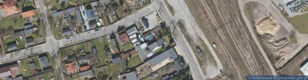 Zdjęcie satelitarne Dworcowa ul.