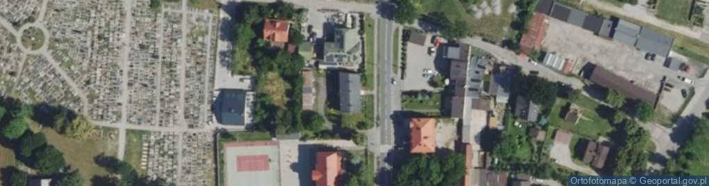 Zdjęcie satelitarne Dworcowa ul.