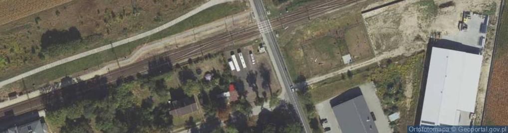 Zdjęcie satelitarne Dworcowa ul.