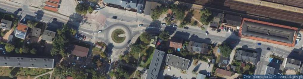 Zdjęcie satelitarne Dworcowa ul.
