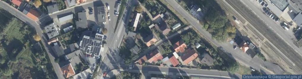 Zdjęcie satelitarne Dworcowa ul.