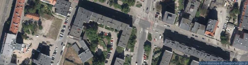 Zdjęcie satelitarne Dworcowa ul.