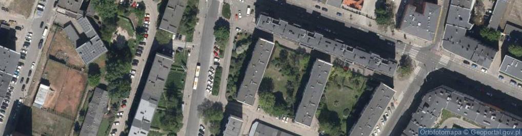 Zdjęcie satelitarne Dworcowa ul.