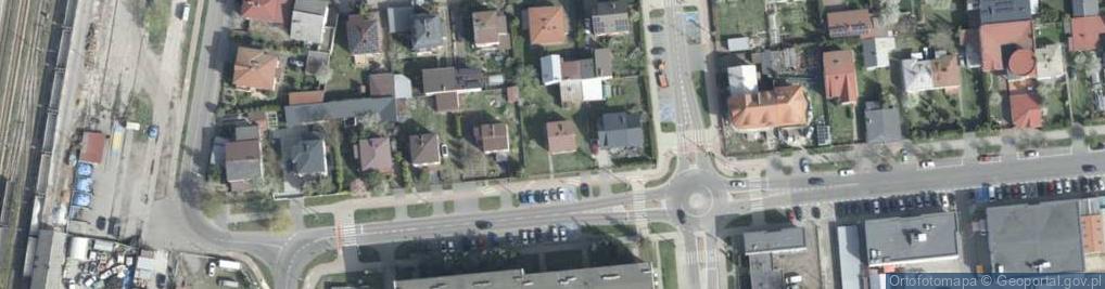 Zdjęcie satelitarne Dworcowa ul.