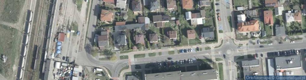 Zdjęcie satelitarne Dworcowa ul.