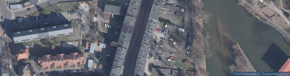 Zdjęcie satelitarne Dworcowa ul.