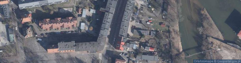 Zdjęcie satelitarne Dworcowa ul.