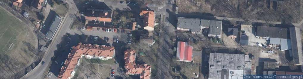 Zdjęcie satelitarne Dworcowa ul.