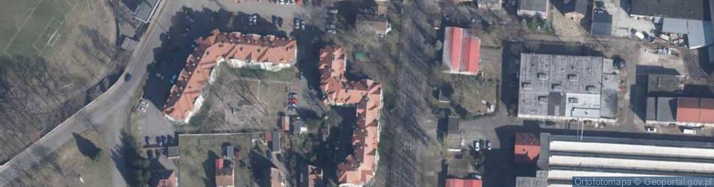 Zdjęcie satelitarne Dworcowa ul.