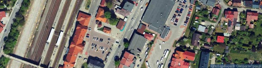 Zdjęcie satelitarne Dworcowa ul.