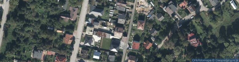 Zdjęcie satelitarne Dyrekcji Głównej Górniczej ul.